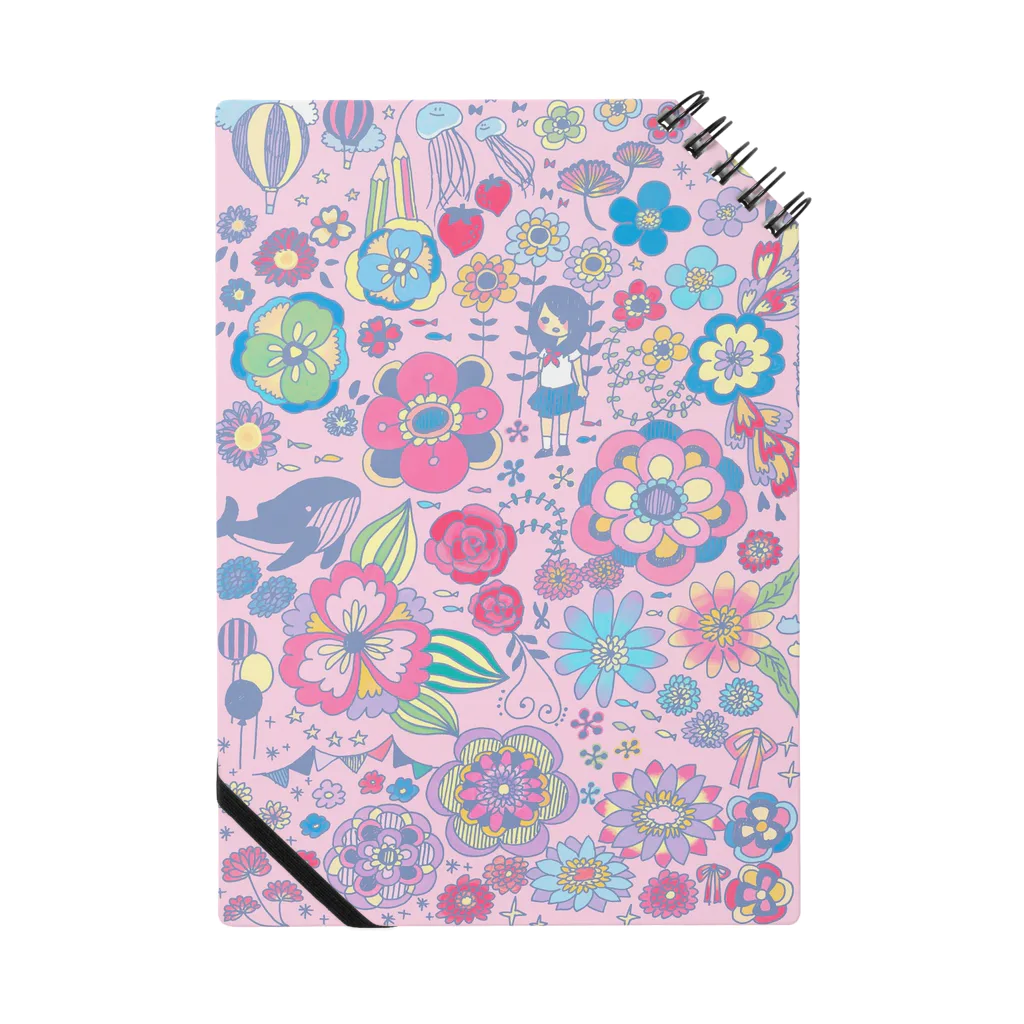 おむぎその花園（ももいろ） Notebook