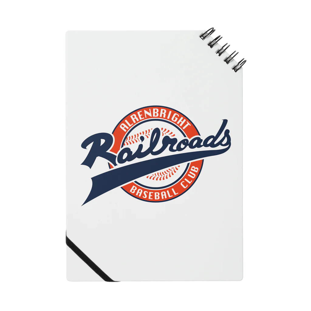 PoooompadoooourのRailroadsボールロゴ Notebook