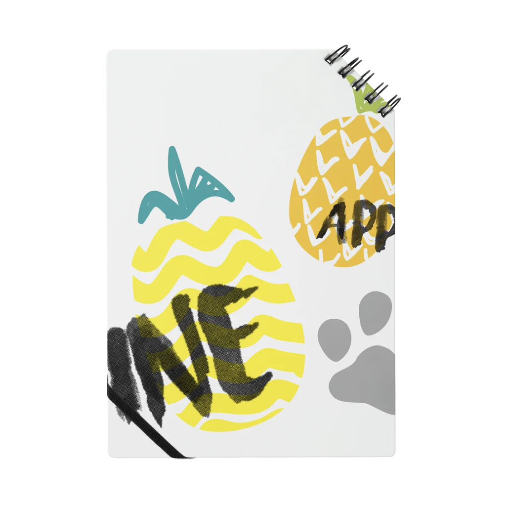 PUK11 fac.のpineapple series Notebook