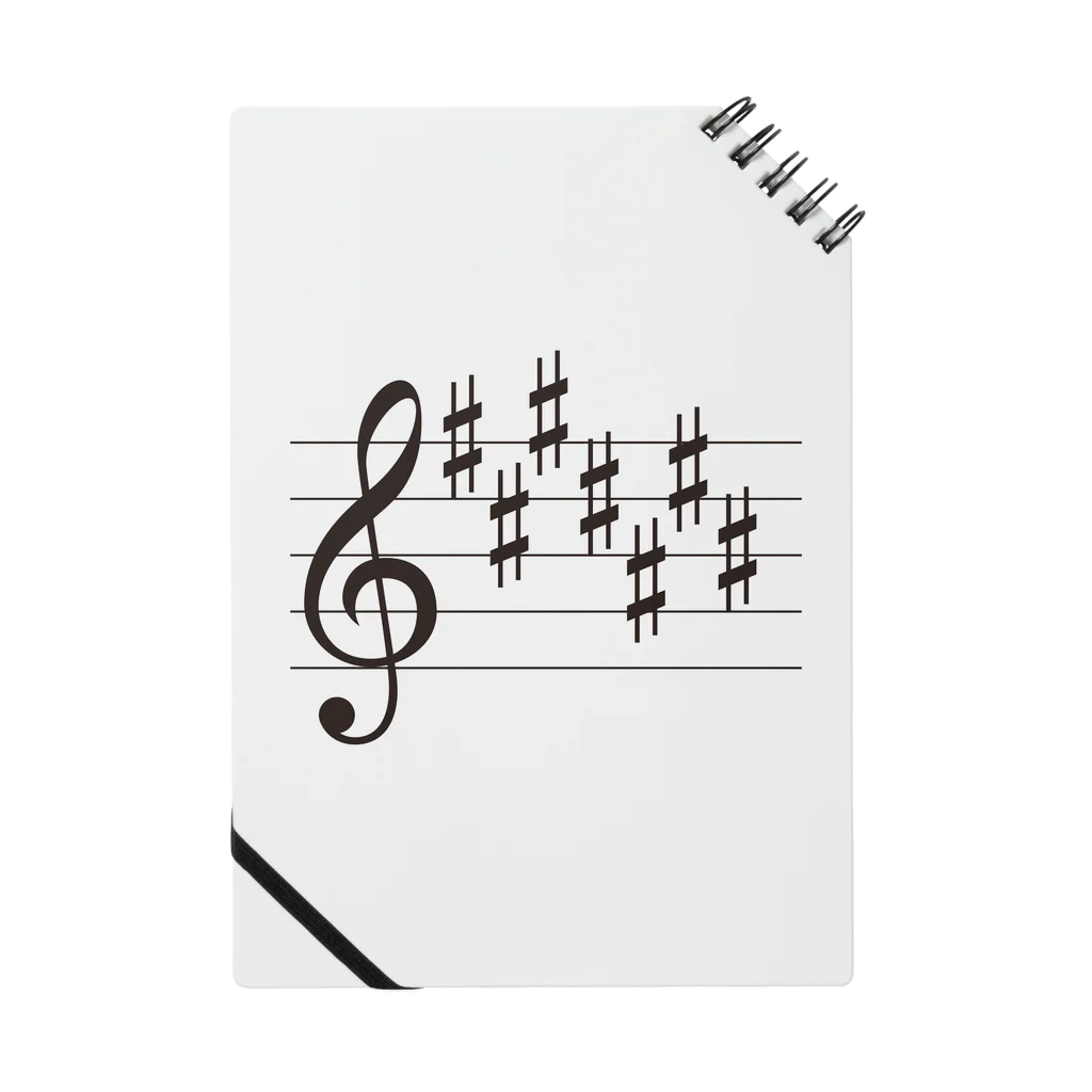 音楽レッスン・音楽モチーフ・音楽教室の#の順番知ってる？ Notebook