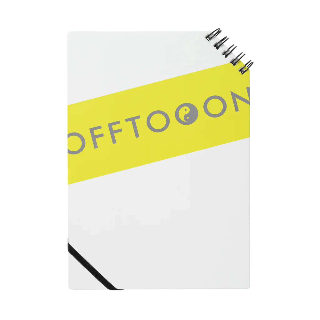 ウラナイステーションのOFFTOOON-Tシャツ Notebook