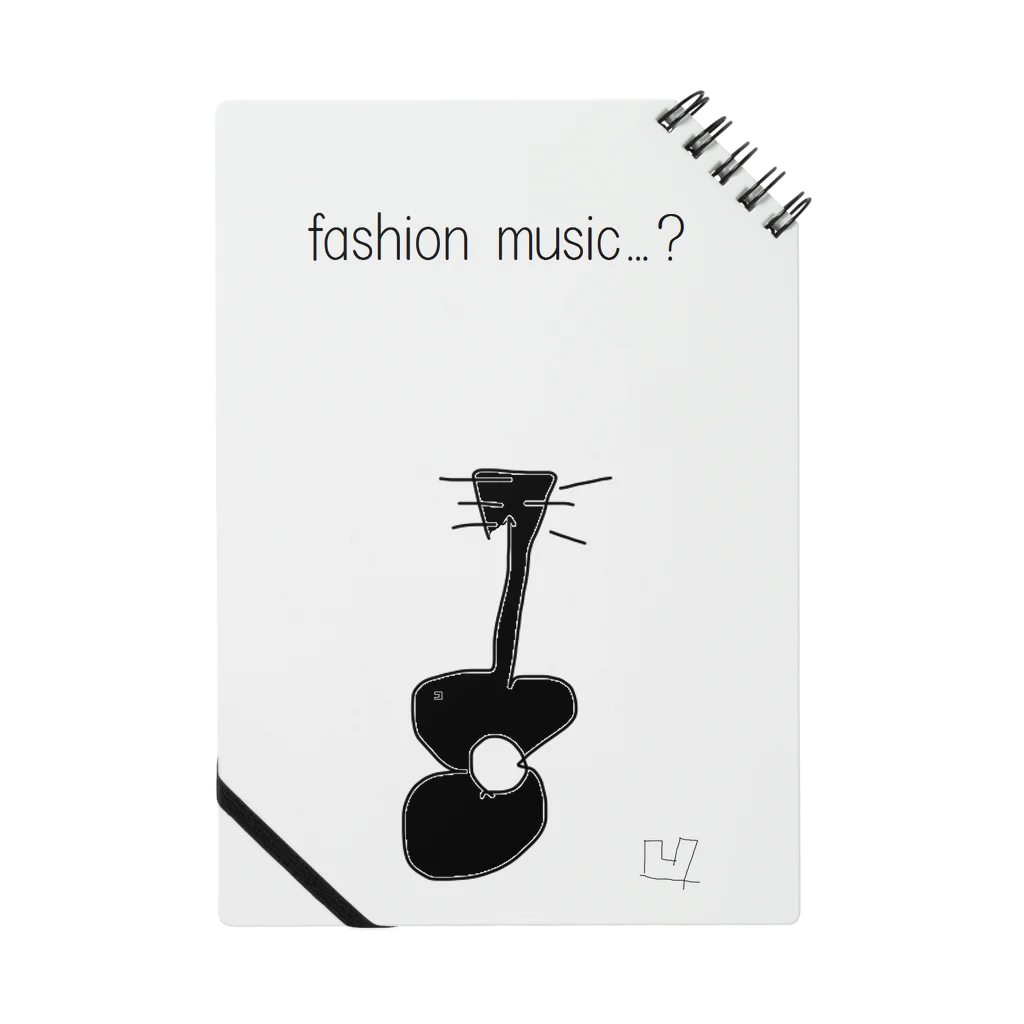 凹のfashion music Notebook