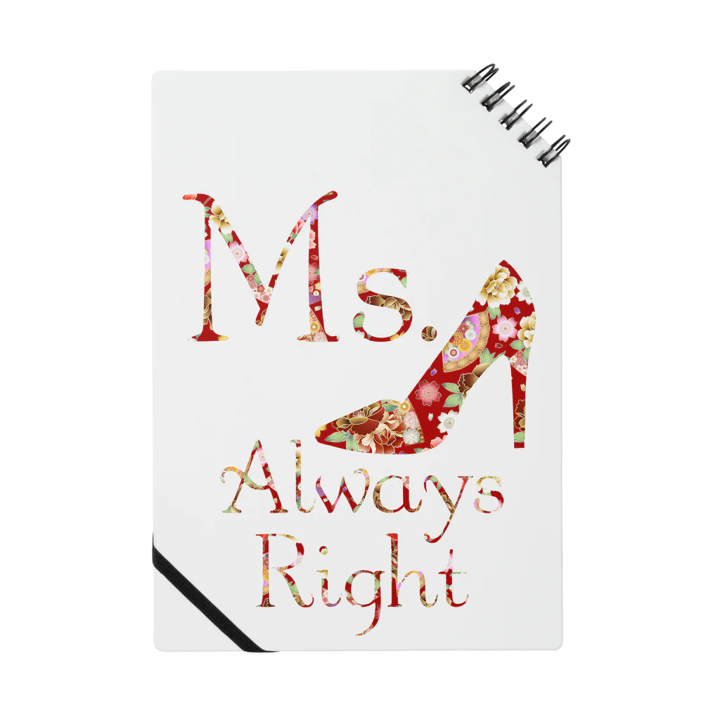 Mr.Rightの和柄 Ms.Always Right Notebook