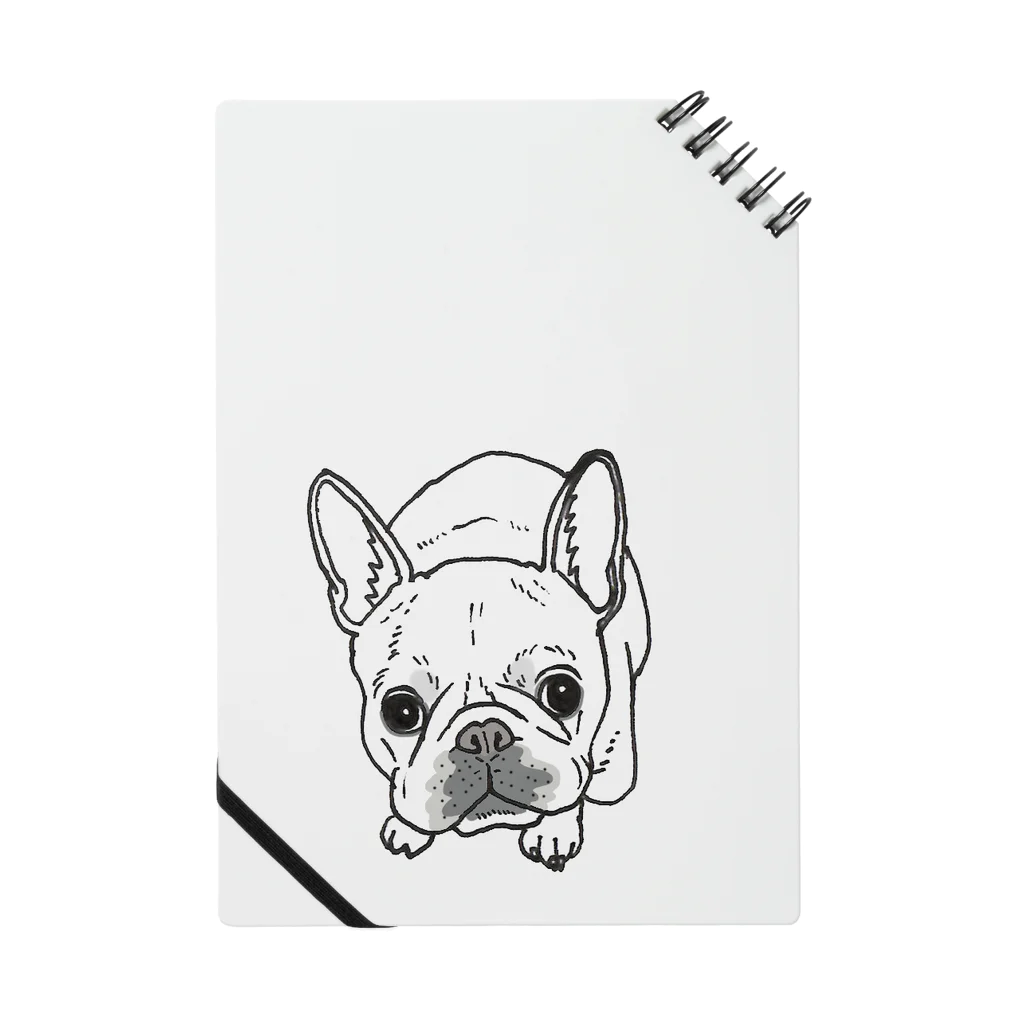 OGNdesignの犬　フレンチブル　NO.4 Notebook