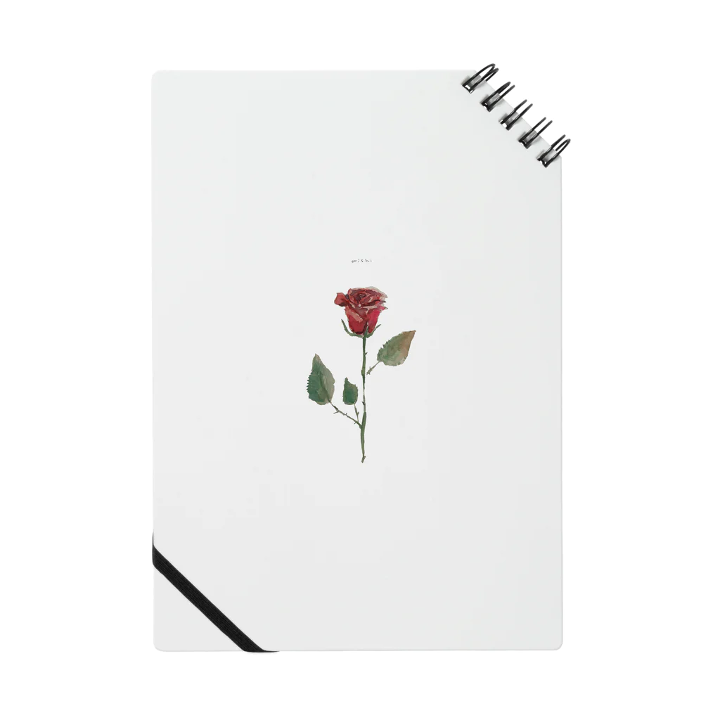 おにし（on）のみずみずしいいきもの〈薔薇〉 Notebook