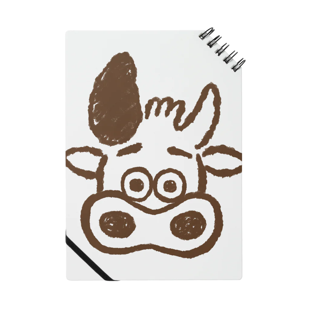 やまだ SIRCARS staff🐮🌱の三宿のテイクアウト店SIRCARSの公式キャラクターモービーグッズ Notebook