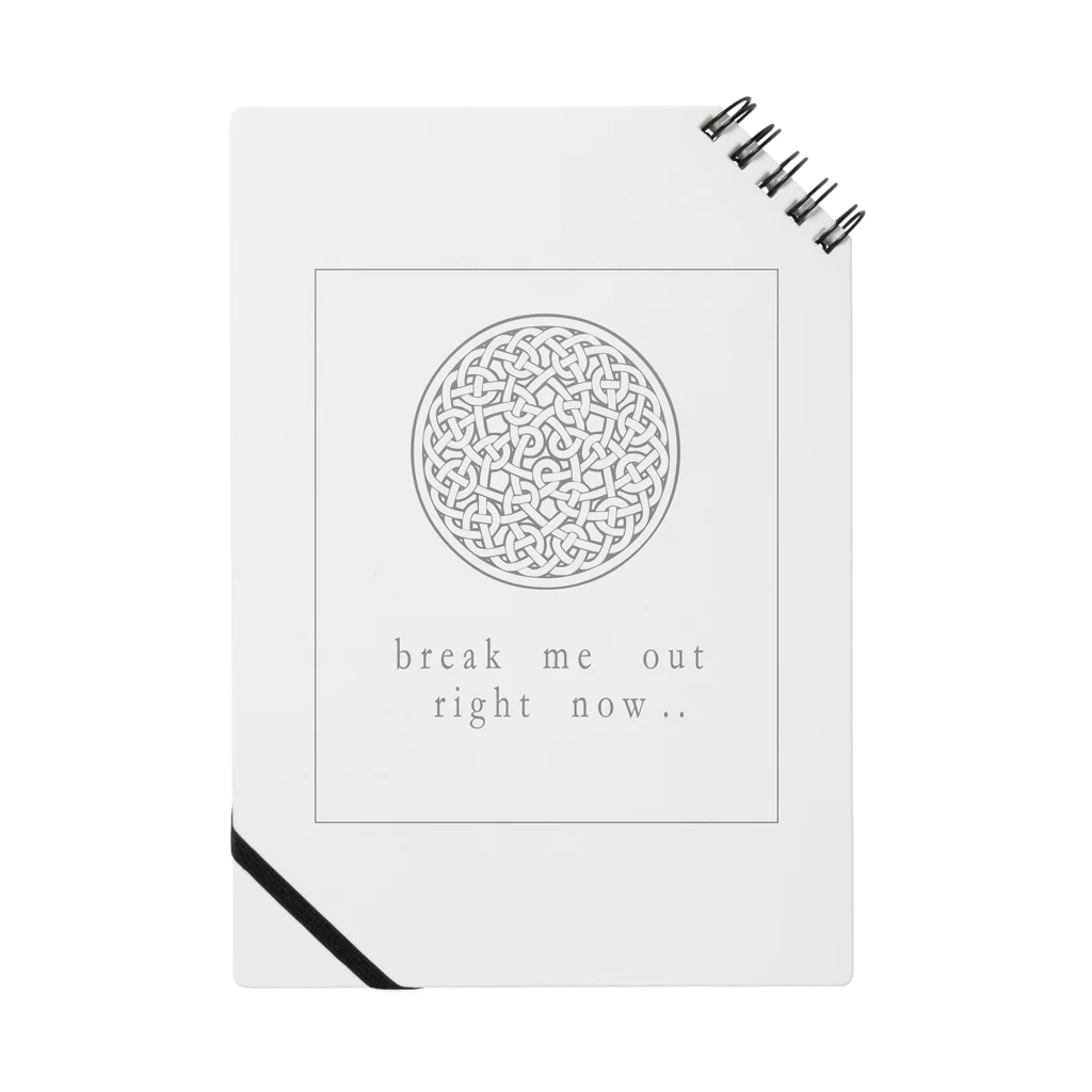 MKO DESIGNのbreak me out Notebook