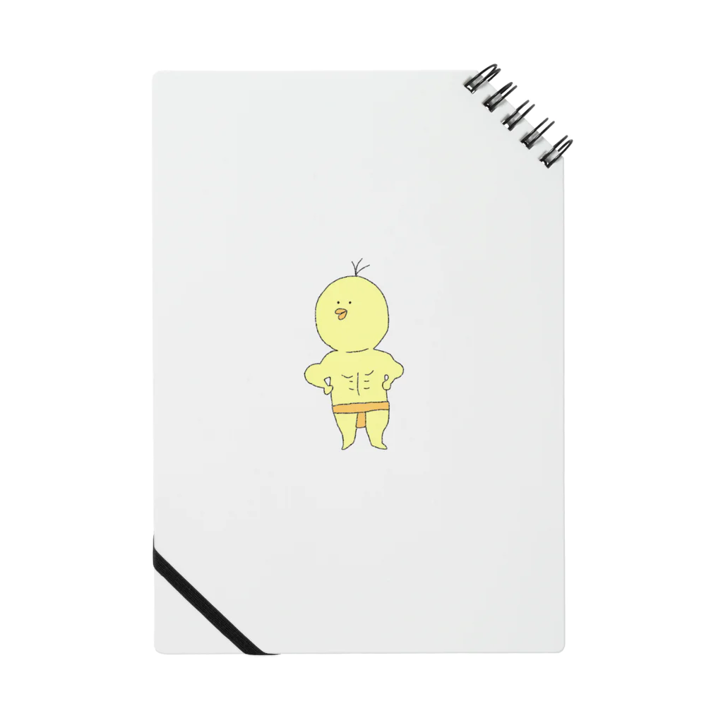りおちゃんの林檎スのムキムキなひよこ Notebook
