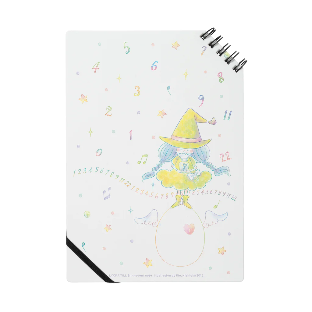 LYCKA TiLLの数色たまご　LYCKA TiLL × innocent note Notebook