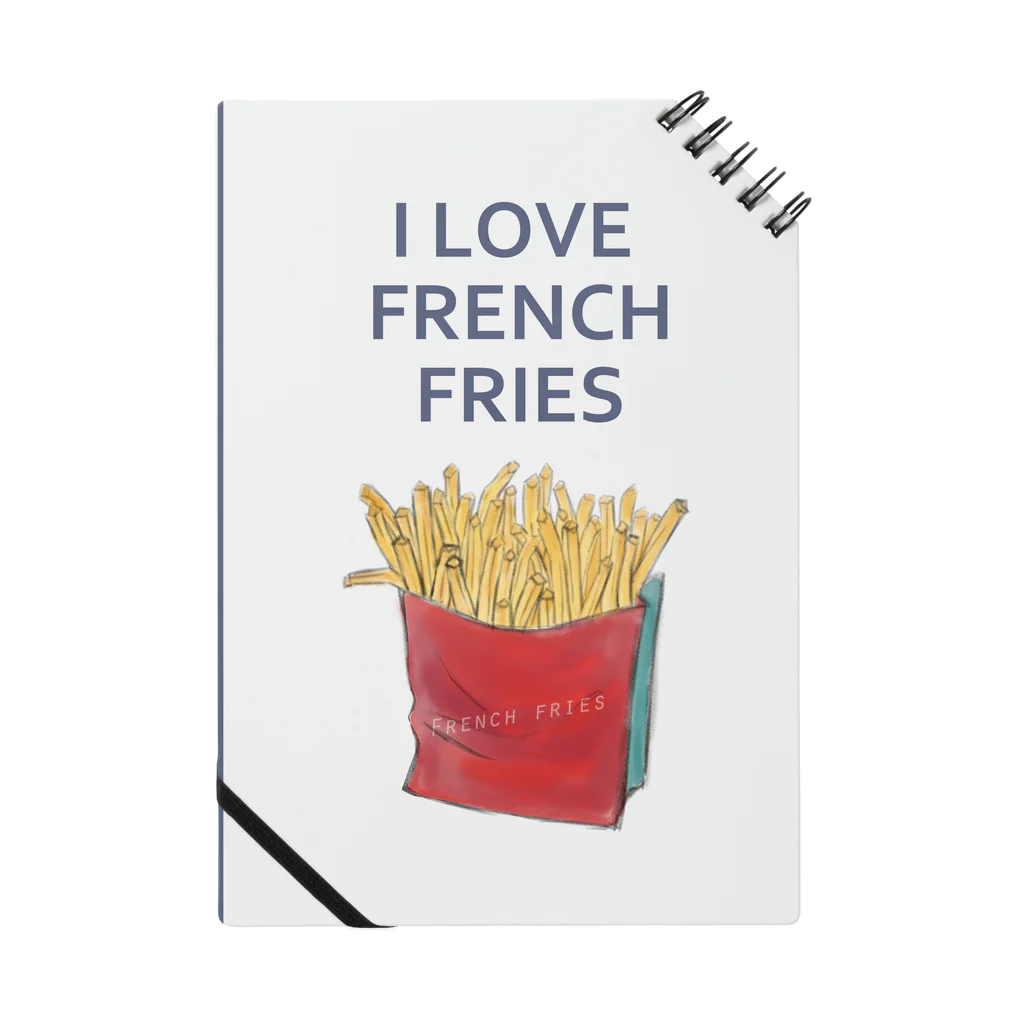 NATSUYA TAKASAKIのI LOVE FRENCH FRIES Notebook