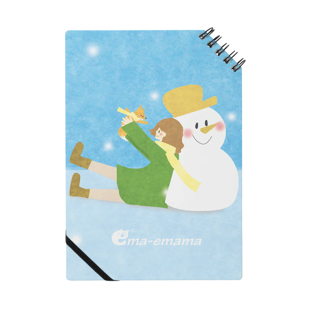 やたにまみこのema-emama『winter-girl』 Notebook