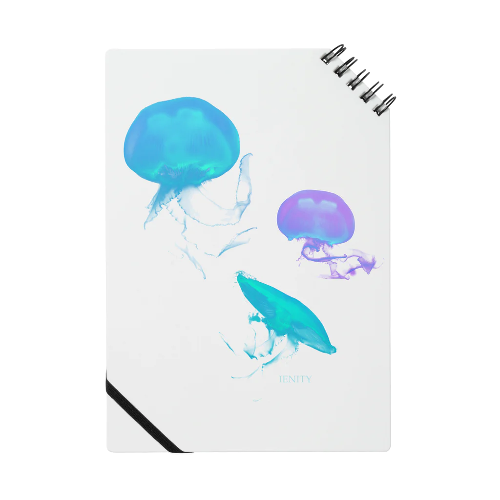 IENITY　/　MOON SIDEのJelly Fish #Blue  Notebook