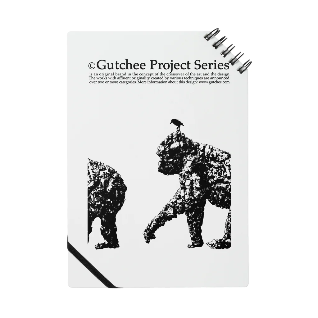 Gutchee ProjectsのStone gorilla_tsb01 Notebook