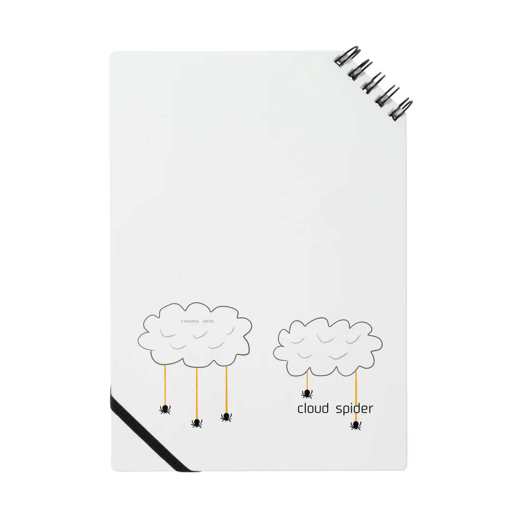 WordPlay 「言葉遊び」のcloud spider 「雲から蜘蛛」 Notebook