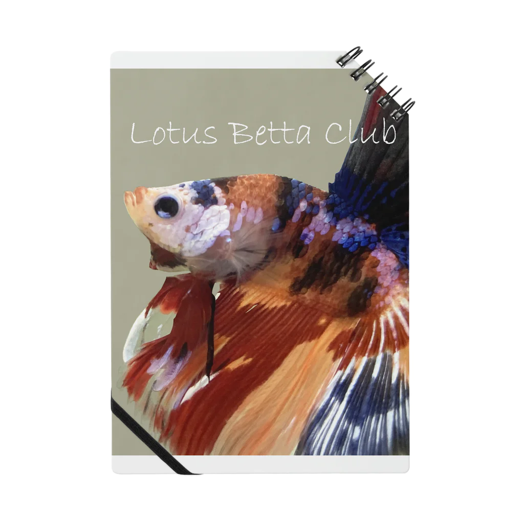 Lotus Betta Clubのハーフムーン(キャンディ)ノート Notebook