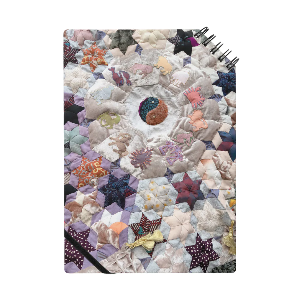 おこめっとちゃんのpatchwork quilt Notebook