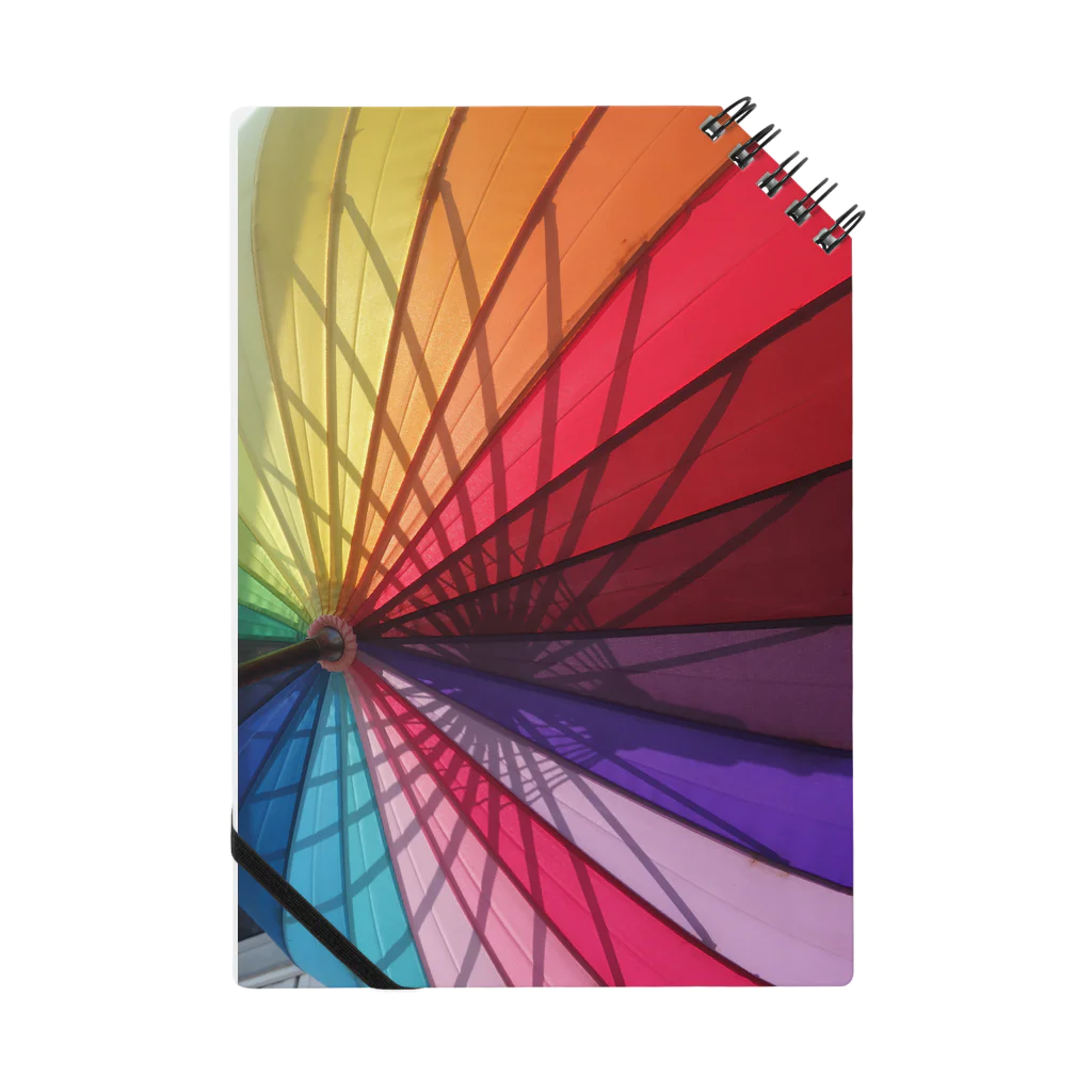 w_yutaka_wのColorful Umbrella Notebook