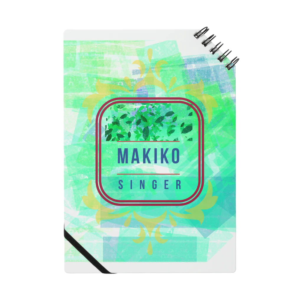 EDOMAEshopのMakiko ロゴグッズ Notebook