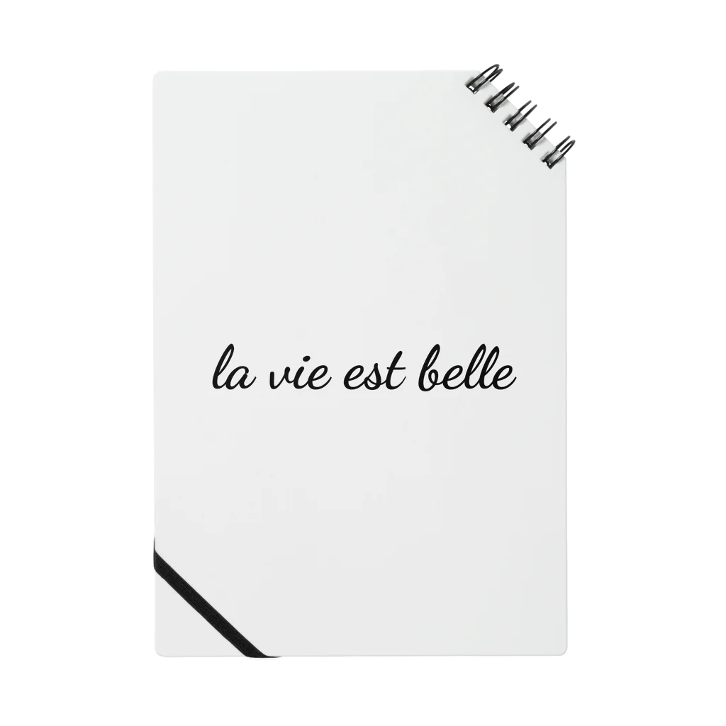 トップモデルショップのLa Vie Est Belle / Life is Beautiful Notebook