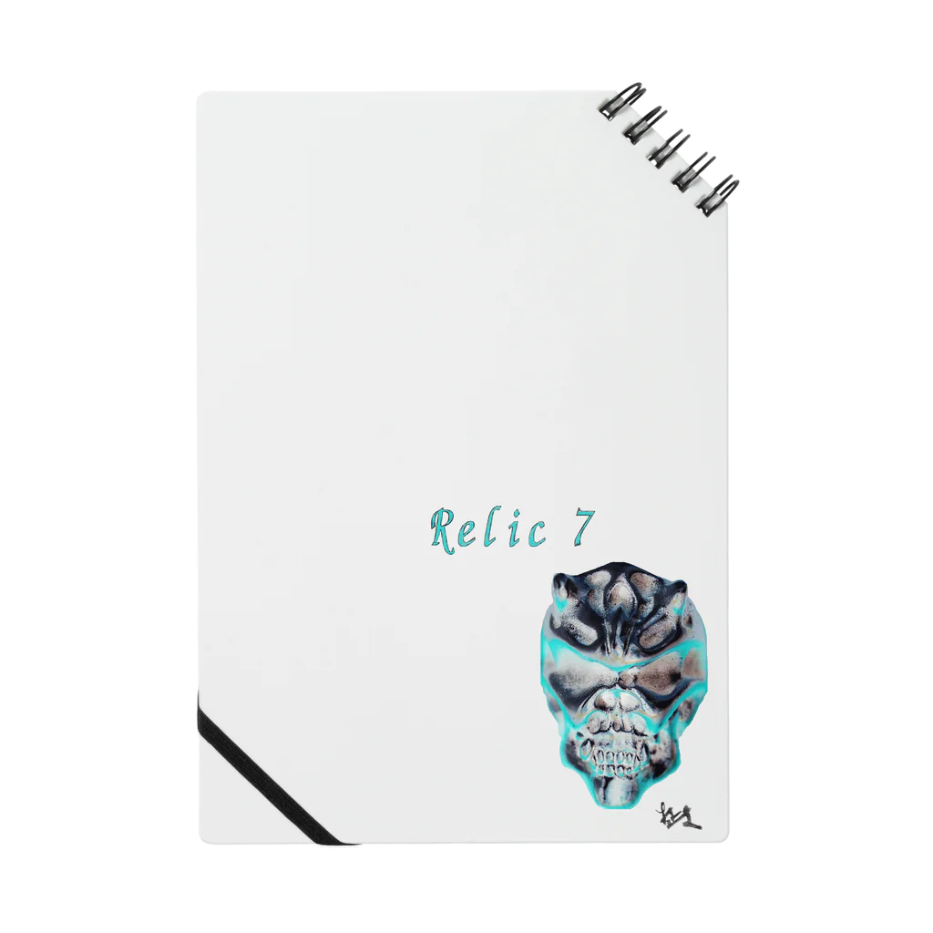 Relic7のRelic 7　二角鬼スカル Notebook