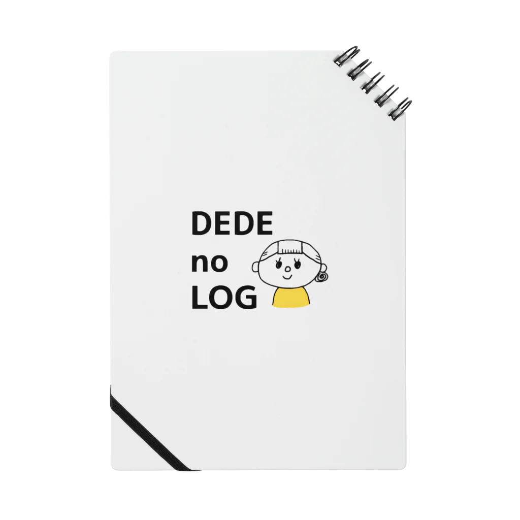 DEDE no LOGの黄色の服のでで ノート