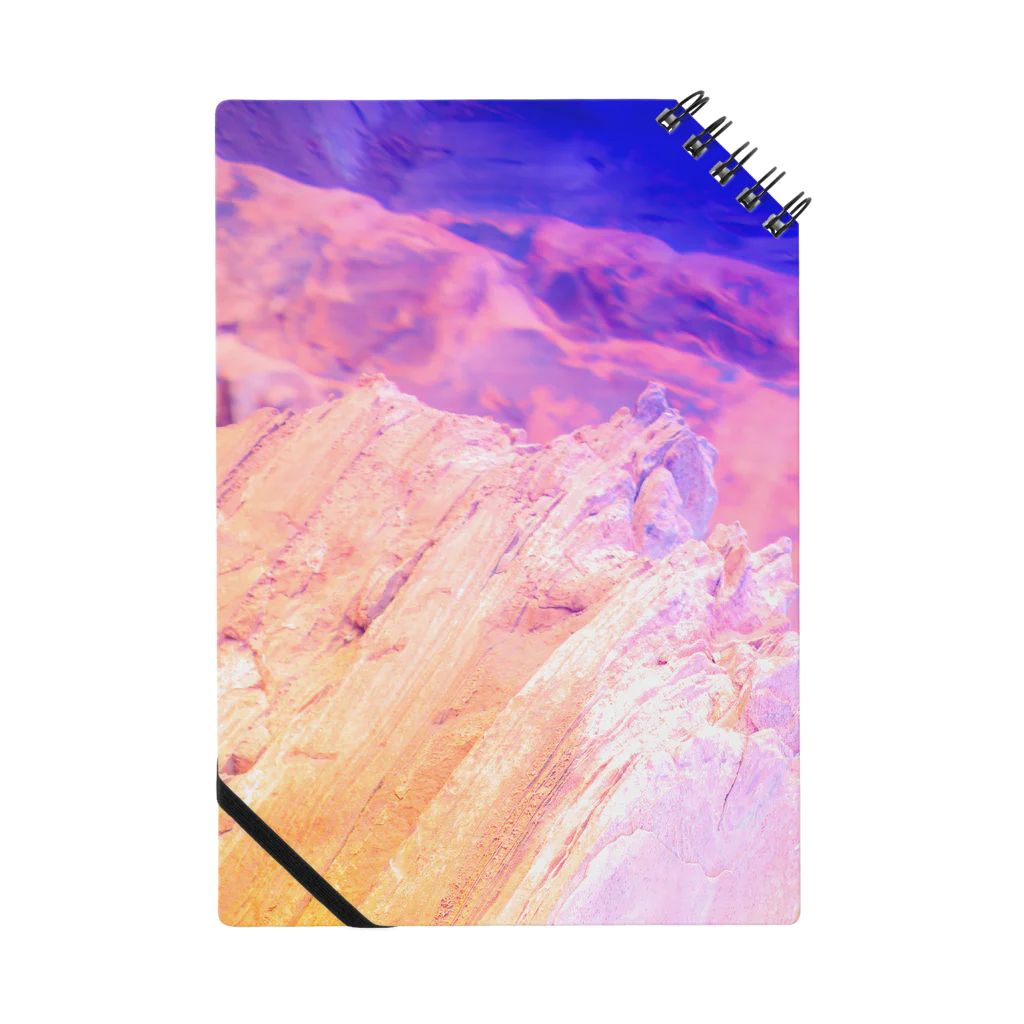 NEON LIGHT STARSのウルトラマリンサファイヤ Notebook