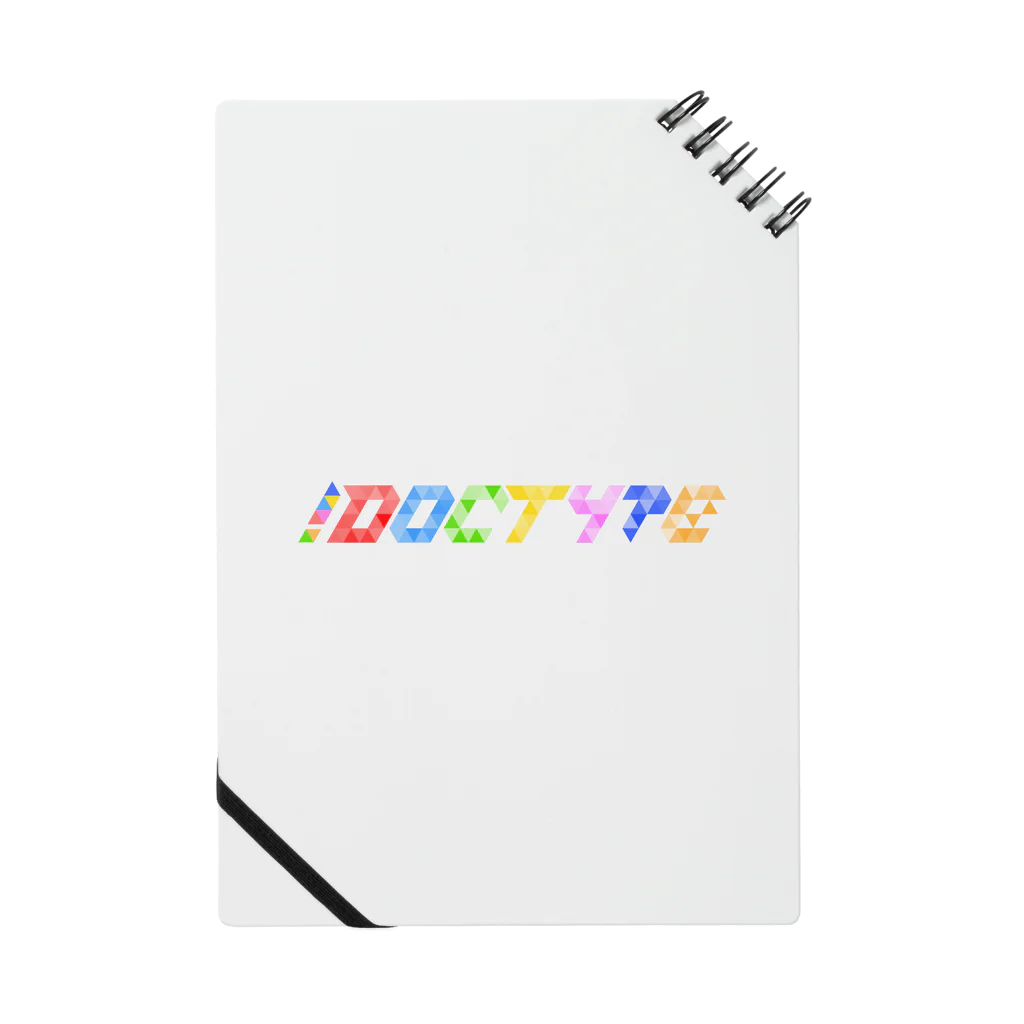 !DOCTYPEの！DOCTYPE ロゴ Notebook