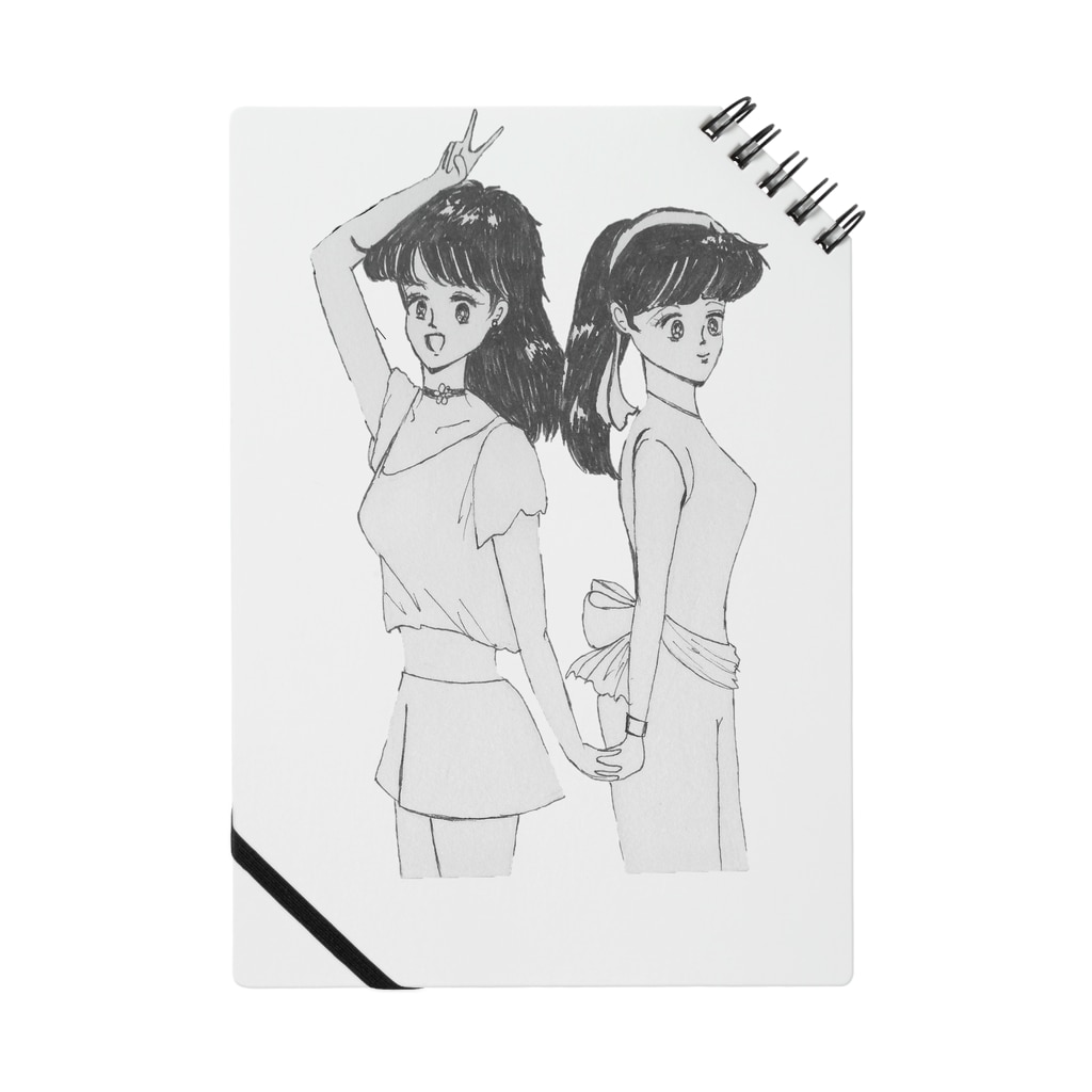 いつまでも一緒 Monokuro ひよこ工房 Bluesky04 のノート通販 Suzuri スズリ