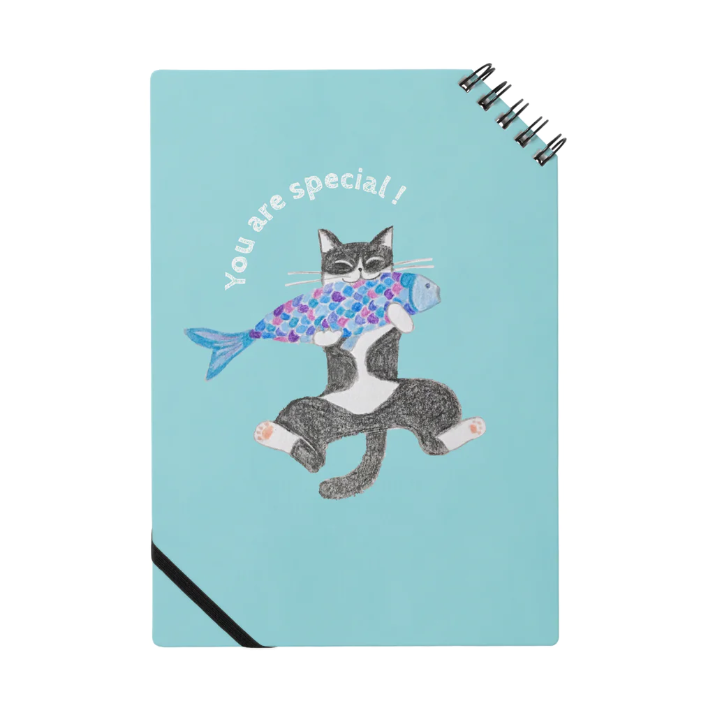 SHINOBU LABORATORY.のHUG♡CAT&FISH Notebook