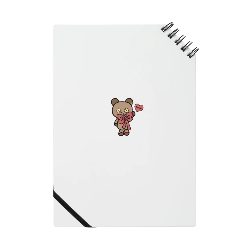 8083のTeddy Love(ハートタグ) Notebook