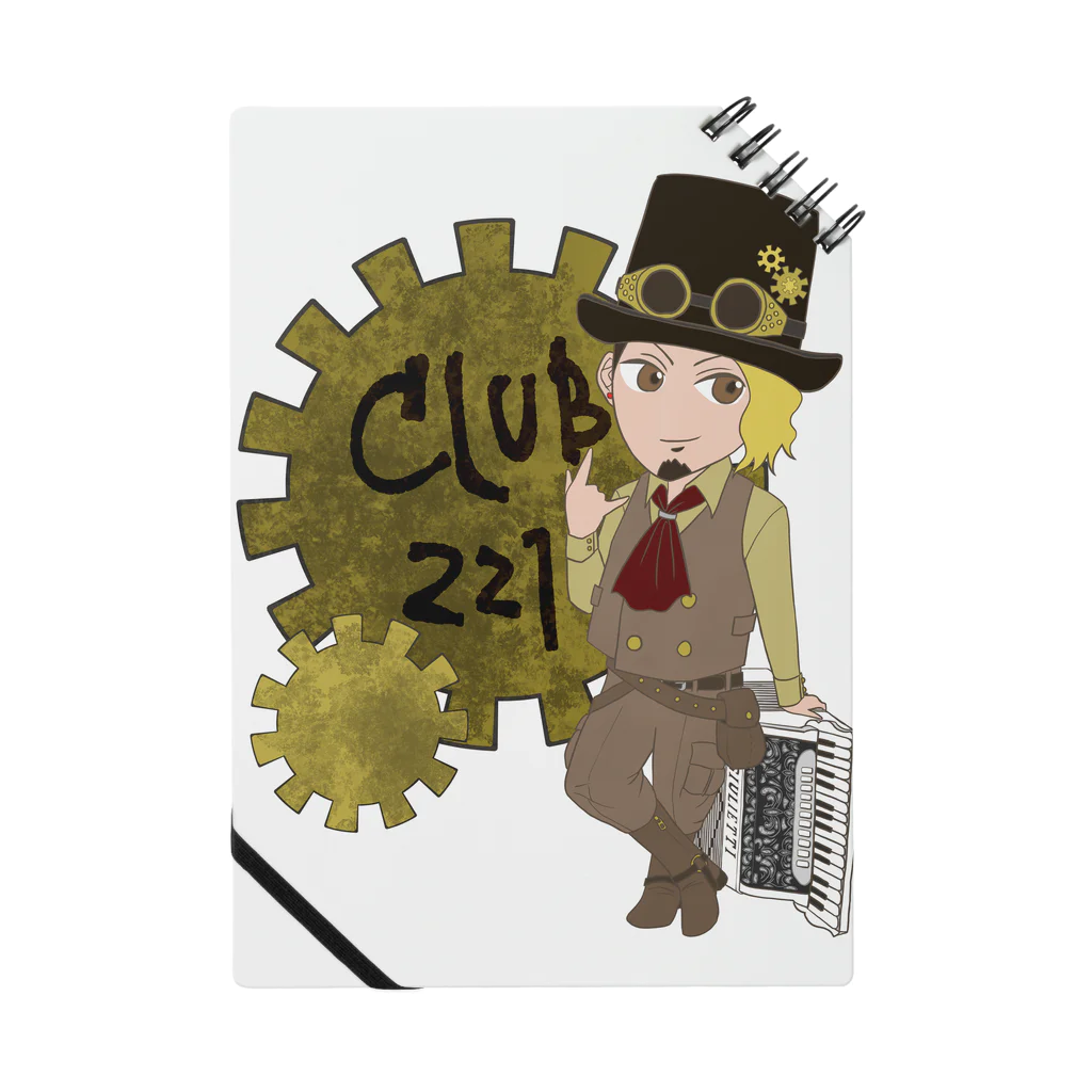 club221のclub221 オフィシャルグッズ ノート