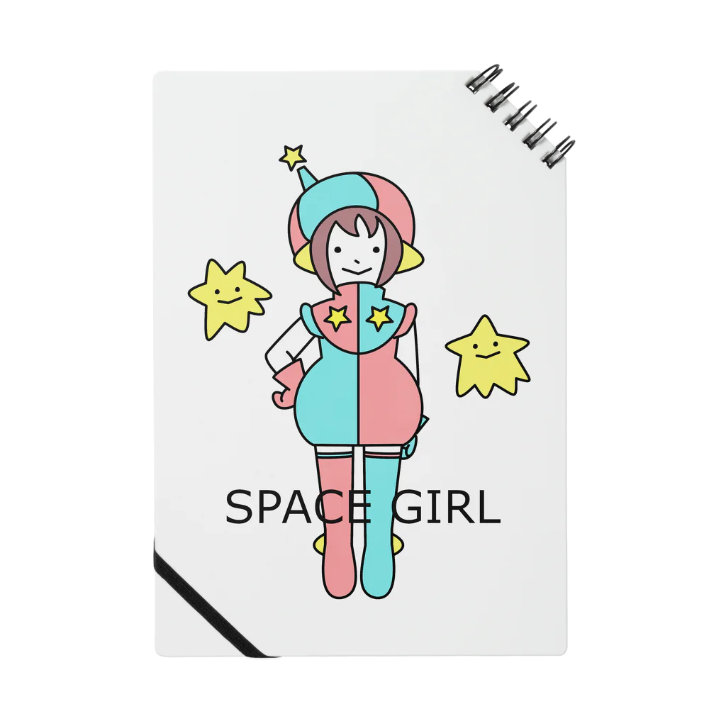 HaRuMiTiのspace girl Notebook