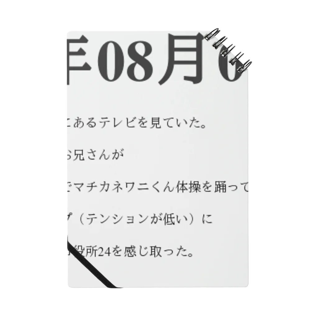 誰かが書いた日記の2016年08月1日20時27分 Notebook