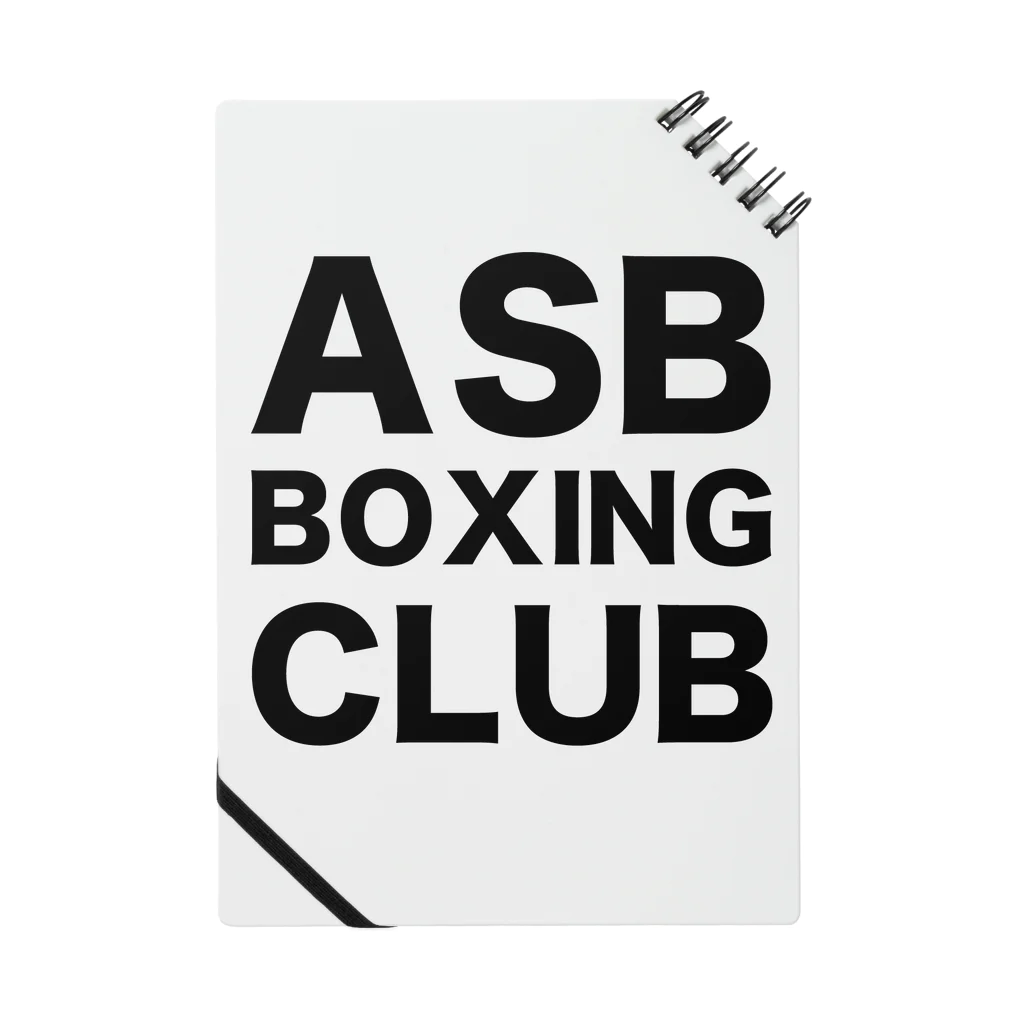 ASB boxingclub SHOPのASB BOXING CLUBのオリジナルアイテム ノート