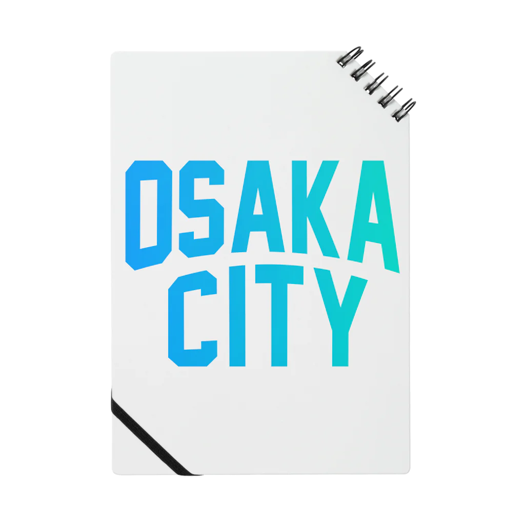 JIMOTOE Wear Local Japanの大阪市 OSAKA CITY Notebook