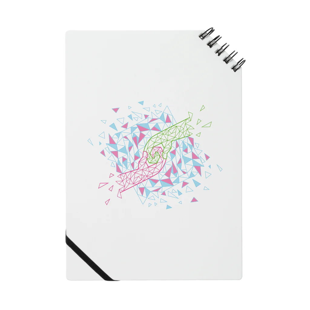 Wildflowerの手と手(カラー) Notebook