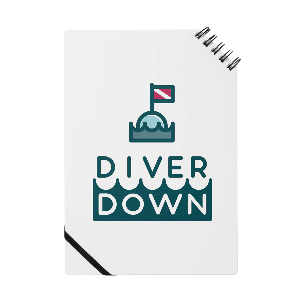 Diver Down公式ショップのDiver Downグッズ Notebook