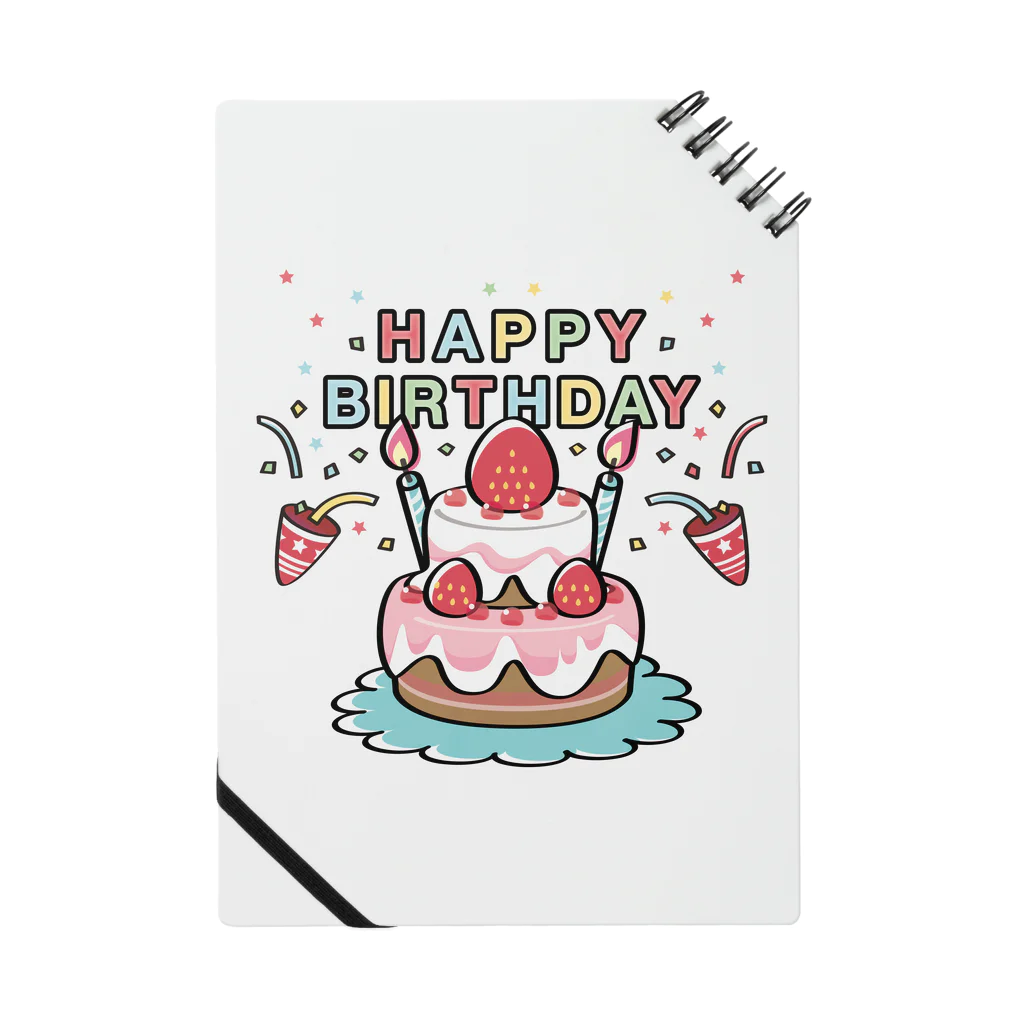 イラスト MONYAAT のCT61HAPPY BRITHDAY  Notebook