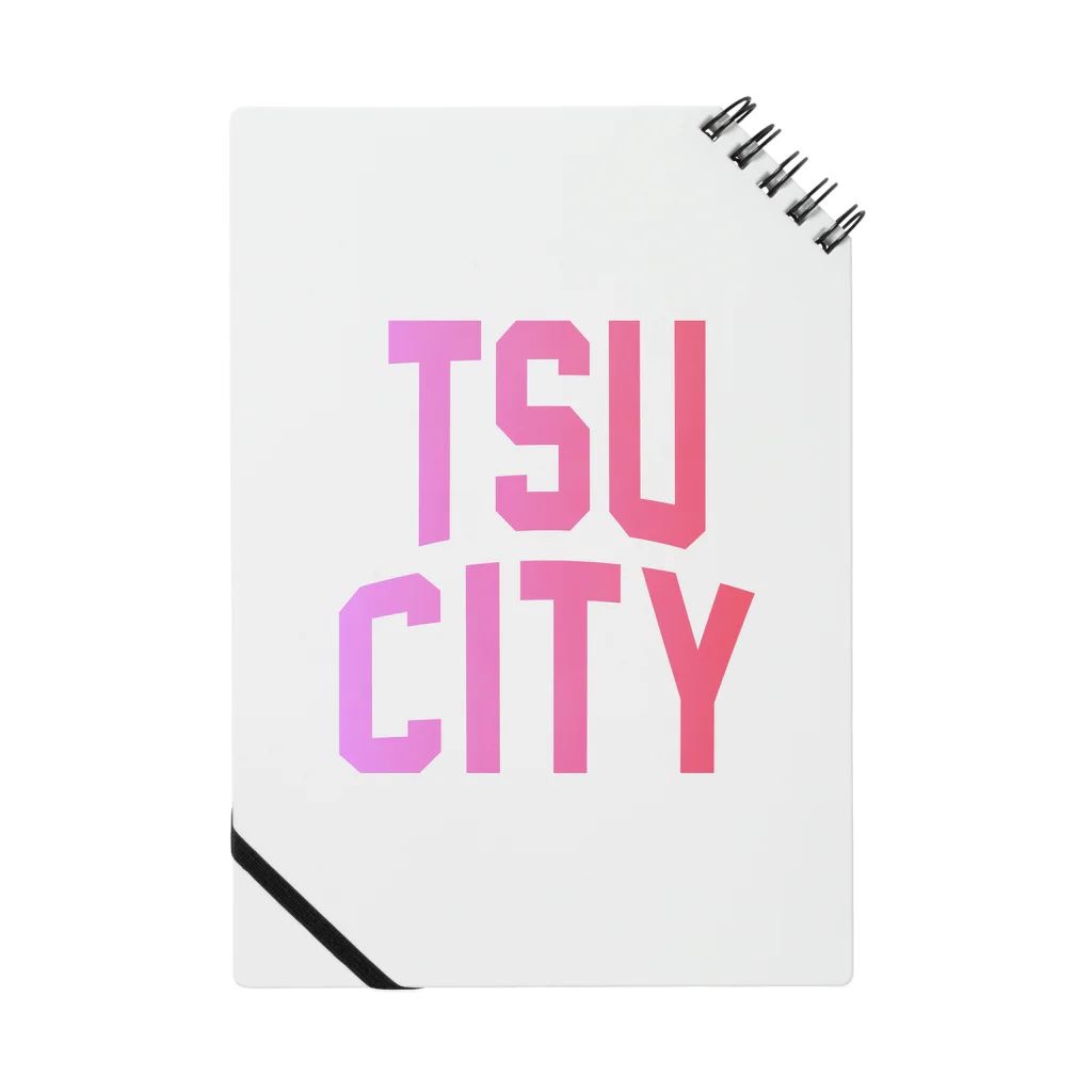 JIMOTOE Wear Local Japanの津市 TSU CITY Notebook