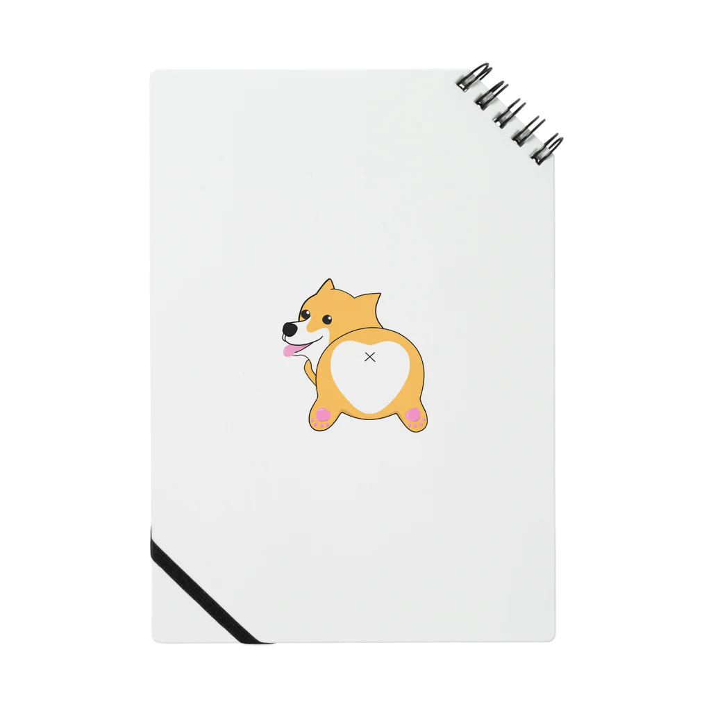 たいやきのコーギー　犬　おしり　グッズ Notebook