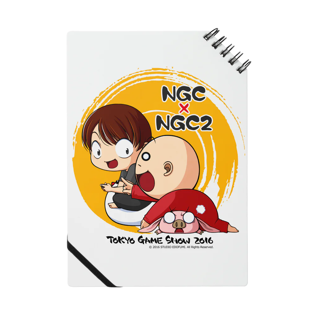 スタジオNGC　オフィシャルショップのぷにぽよ（NGC2） 作『TGS出展記念イラスト』 ノート