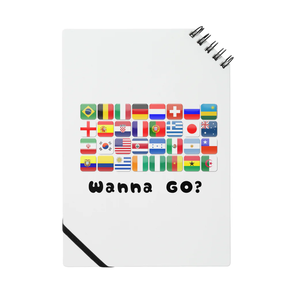 FLEX INTERNATIONALの「Wanna Go？」 Notebook