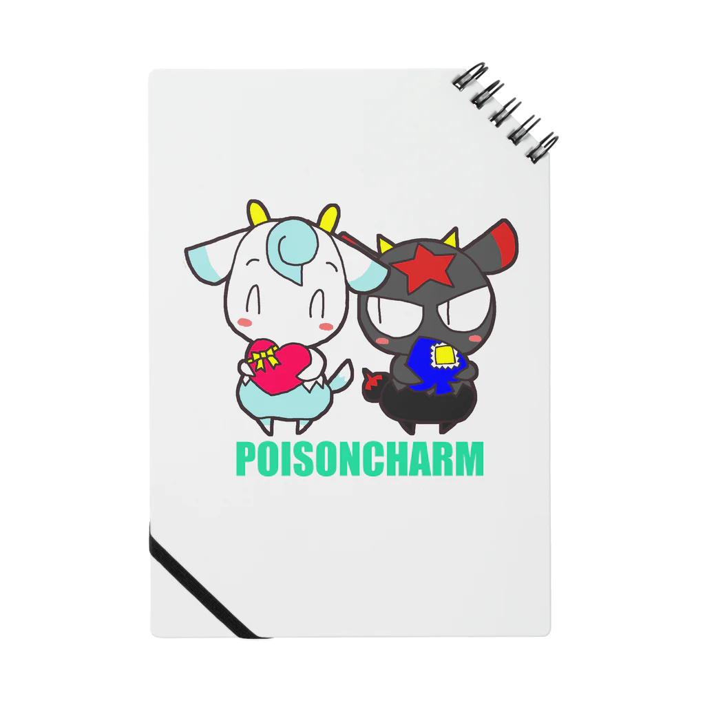 POISONCHARM電脳露店2号のアオヤギさんとミヤギちゃん Notebook