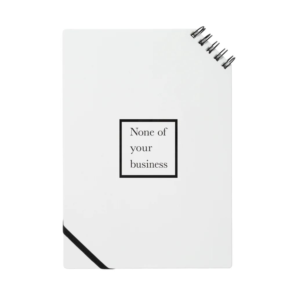Femme.AのNone of your business Notebook
