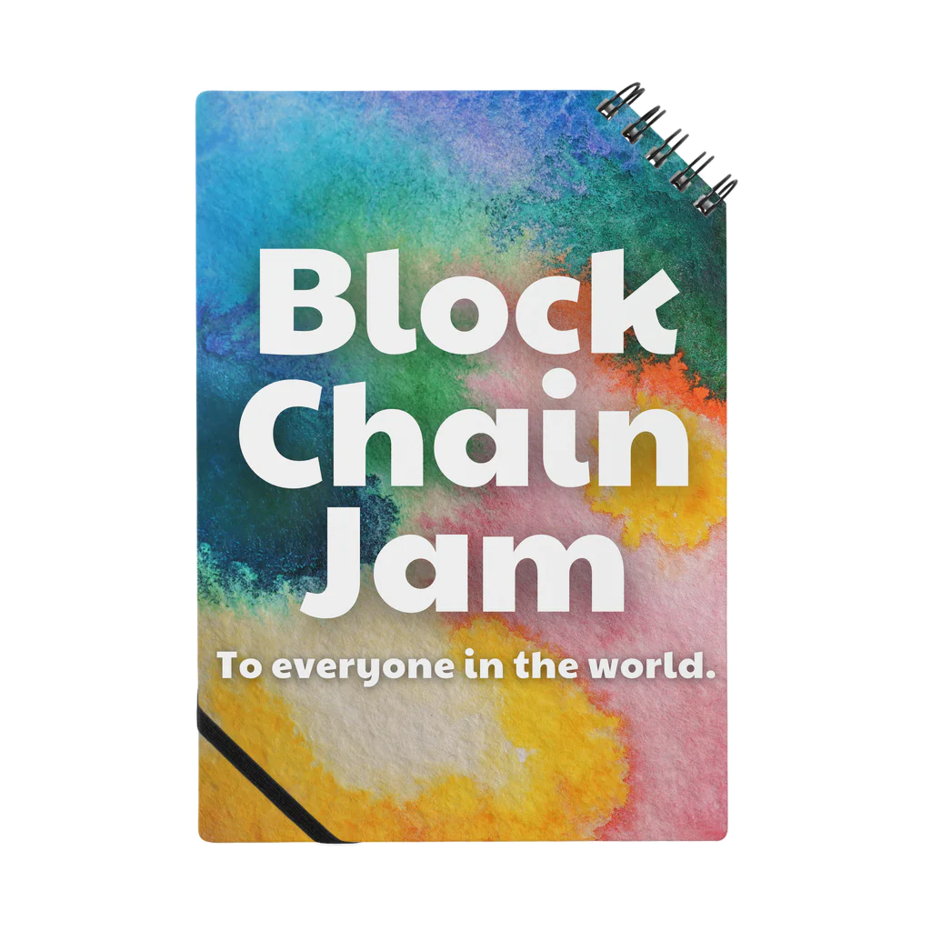 BlockChainJamのBCJデザインノート（mixカラー1） ノート