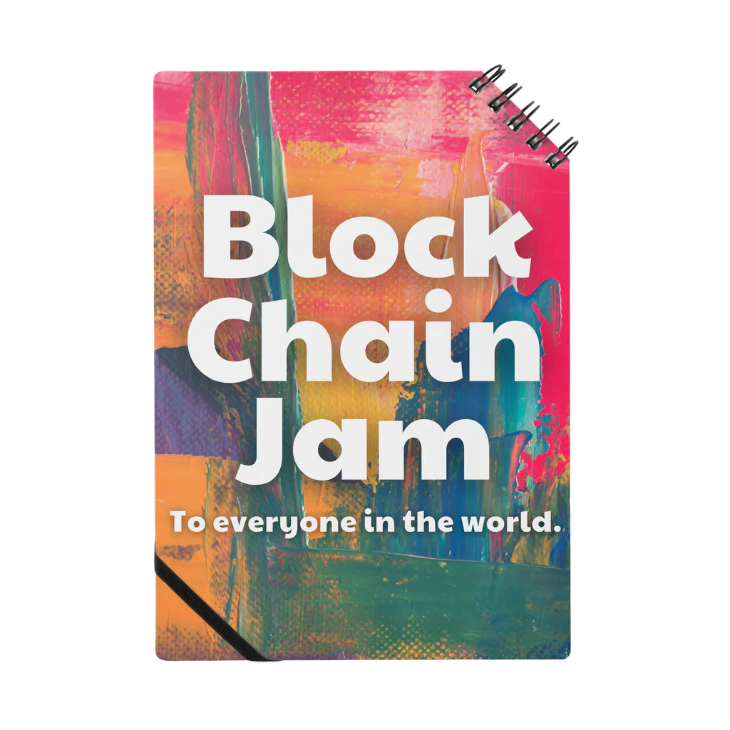 BlockChainJamのBCJデザインノート（mixカラー2） ノート