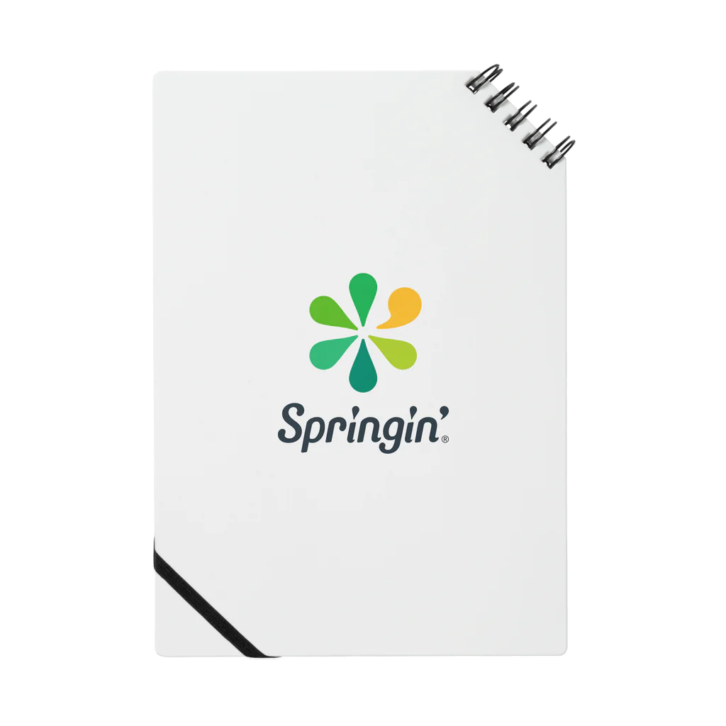 Springin’®オフィシャルショップのSpringin’ ロゴマーク Notebook