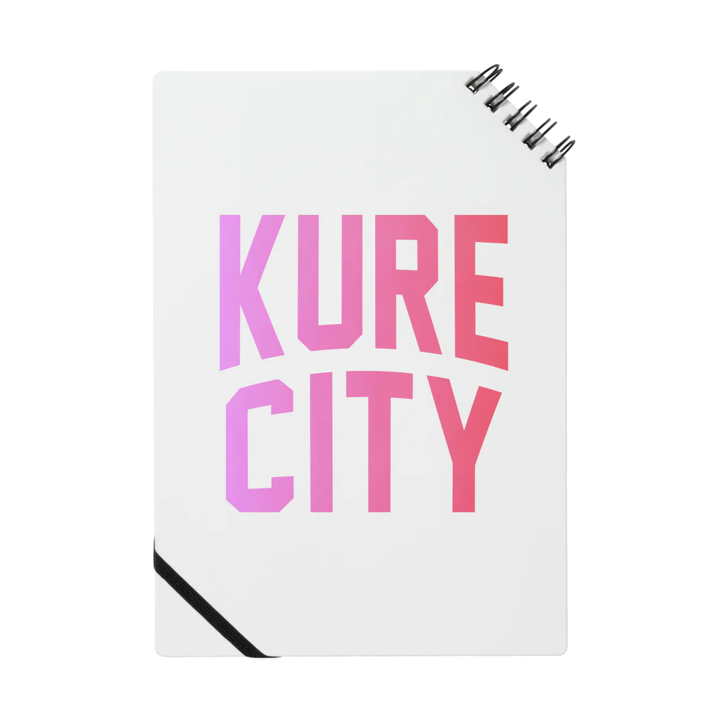 JIMOTOE Wear Local Japanの呉市 KURE CITY Notebook