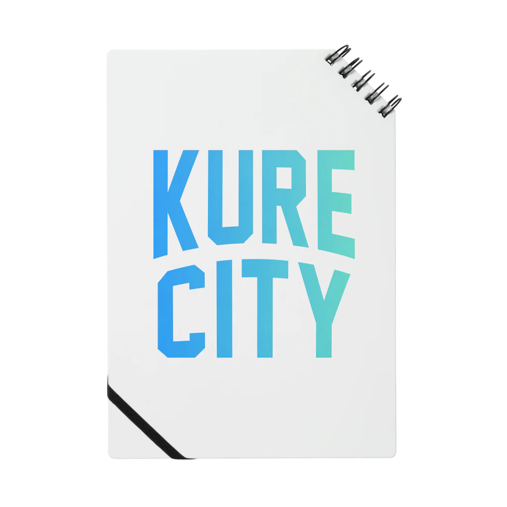 JIMOTOE Wear Local Japanの呉市 KURE CITY Notebook