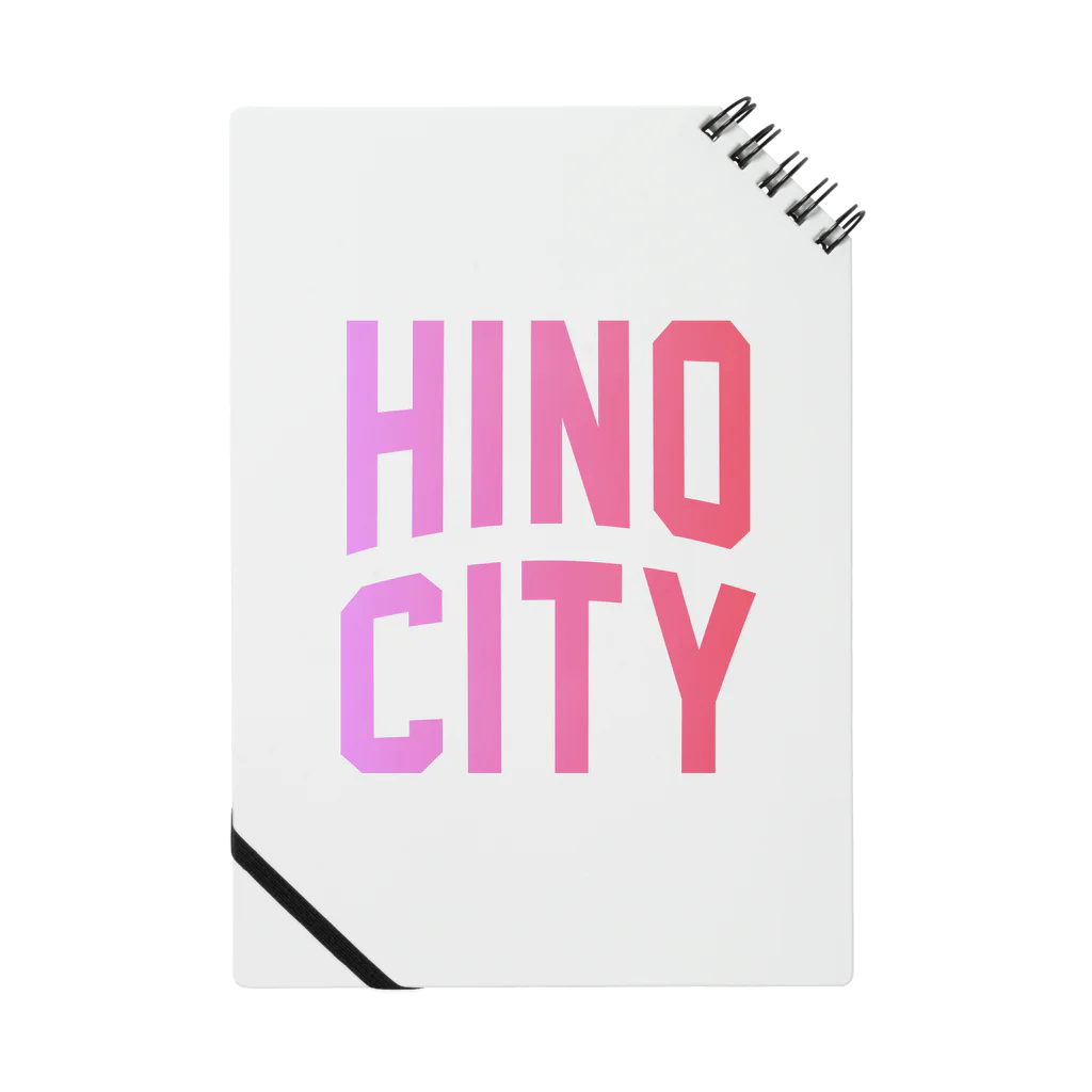 JIMOTOE Wear Local Japanの日野市 HINO CITY Notebook
